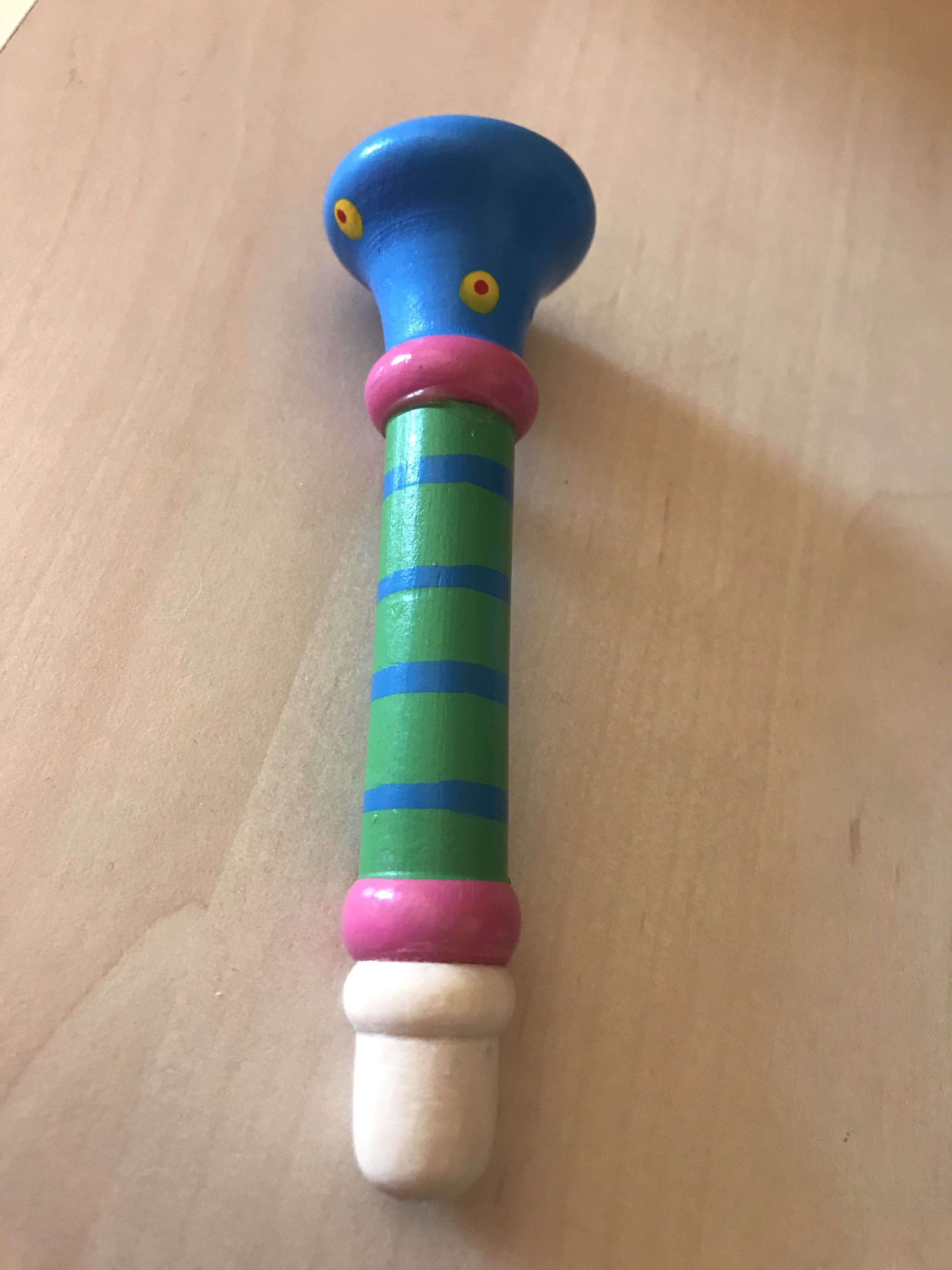 Фотография покупателя товара Музыкальная игрушка «Дудочка на веревочке», высокая, цвета МИКС - Фото 14