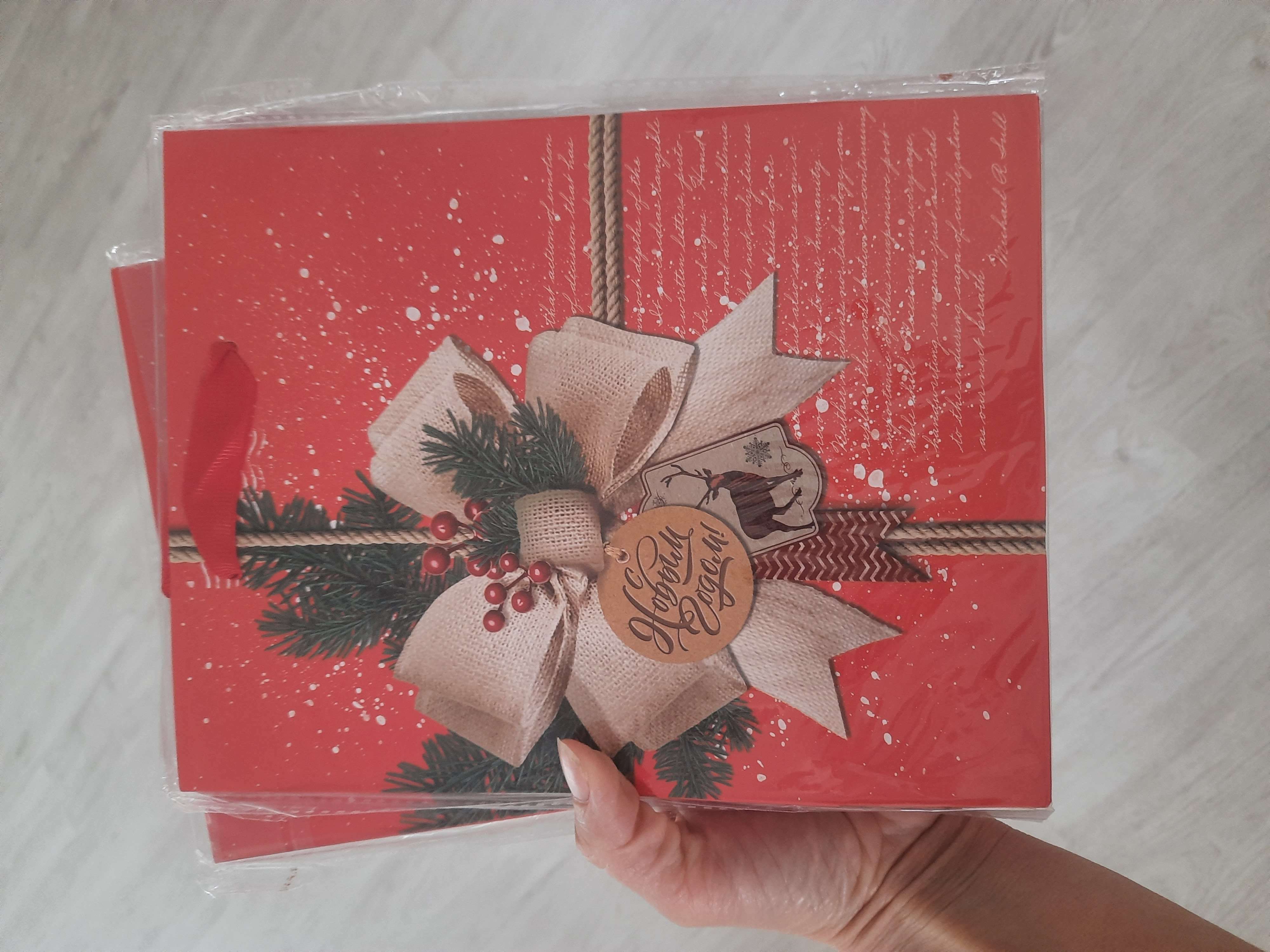 Фотография покупателя товара Пакет подарочный новогодний ламинированный «Волшебные мечты», MS 18×23×8 см - Фото 1