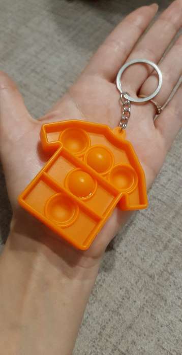 Фотография покупателя товара Антистресс игрушка-брелок «POP IT», Симпл димпл, мини МИКС