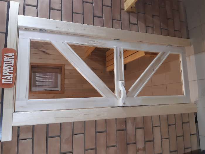 Фотография покупателя товара Дверь для бани со стеклом "Бавария", 170×70см - Фото 2