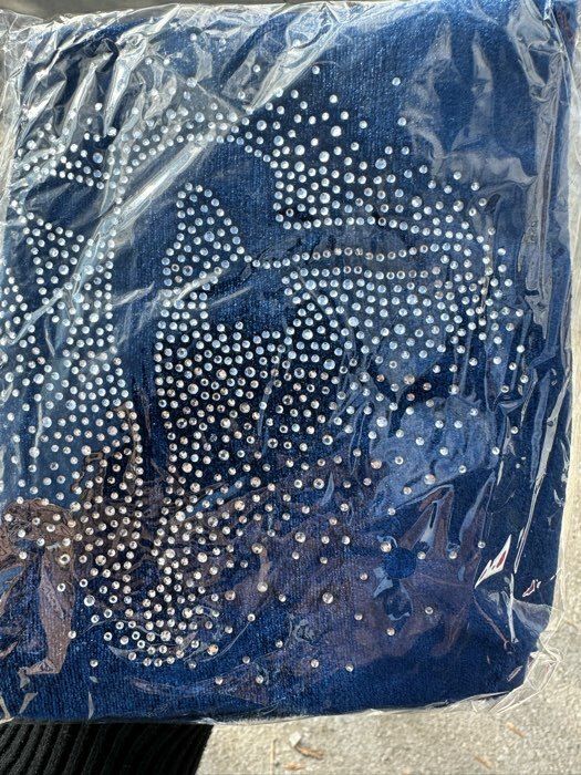 Фотография покупателя товара Чехол для мяча «Гимнастка», цвет тёмно-синий, 35 × 36 см - Фото 1