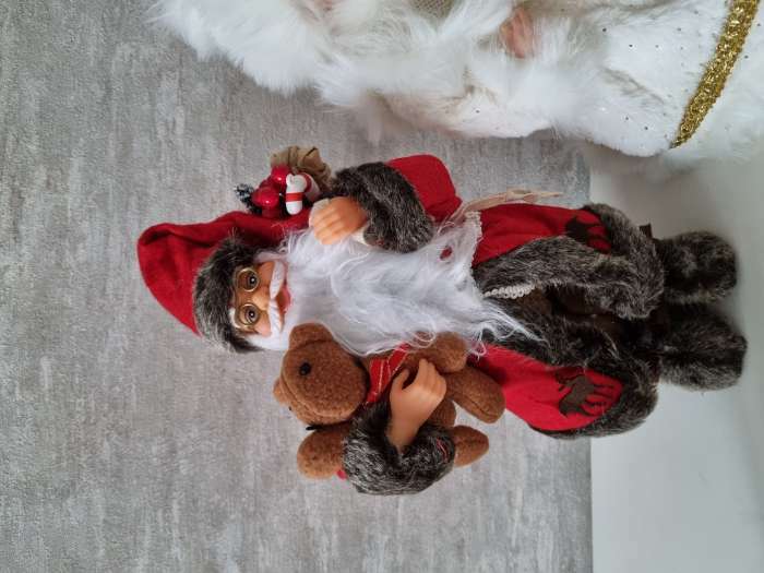Фотография покупателя товара Дед Мороз "В красной шубке с мишкой" 45 см - Фото 8