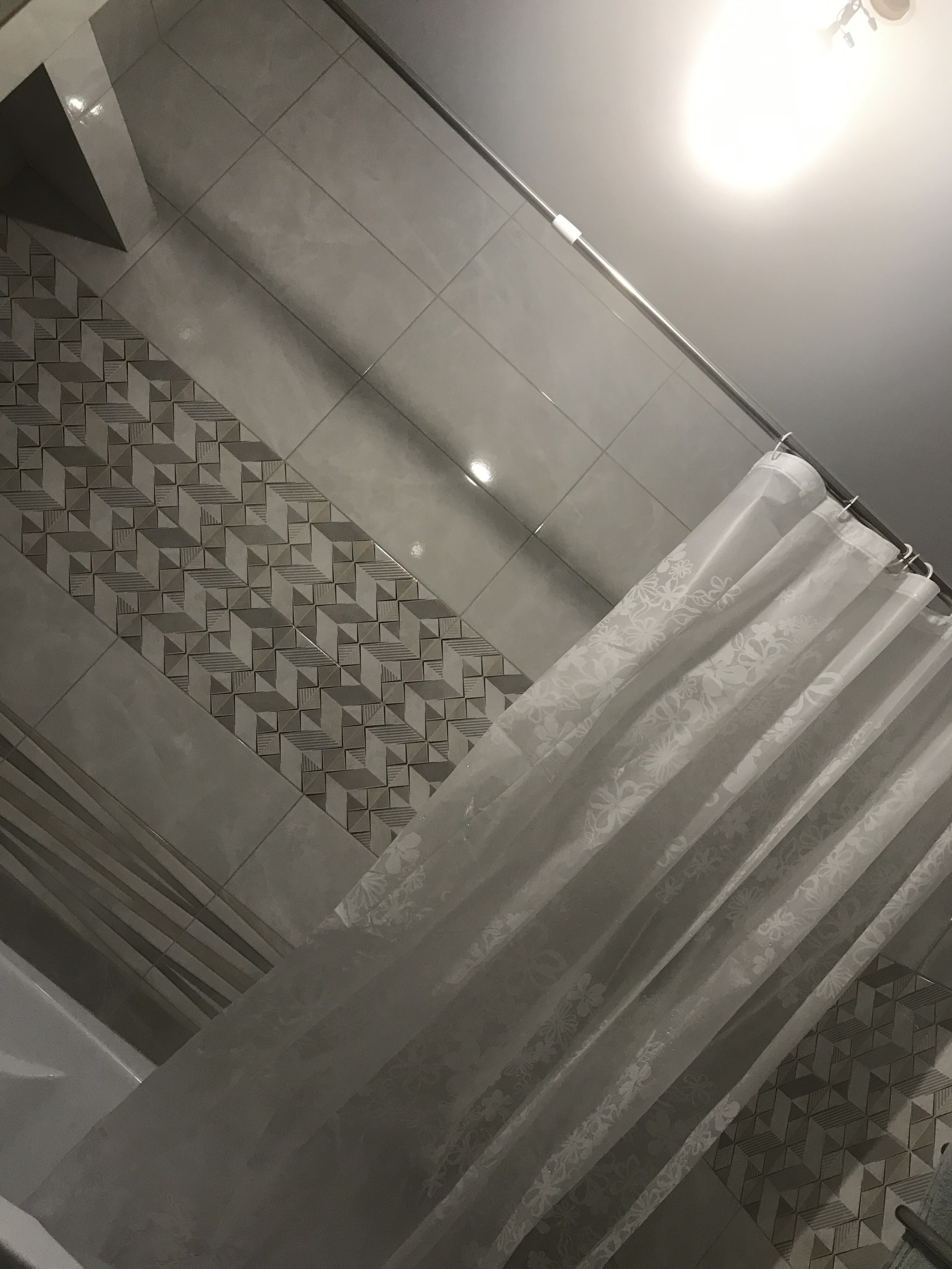 Фотография покупателя товара Карниз для ванной комнаты телескопический Доляна, 140-260 см, стальной