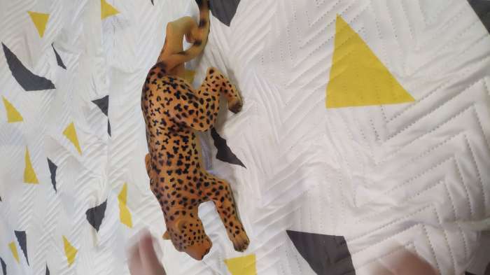 Фотография покупателя товара Фигурка животного «Леопард» - Фото 1