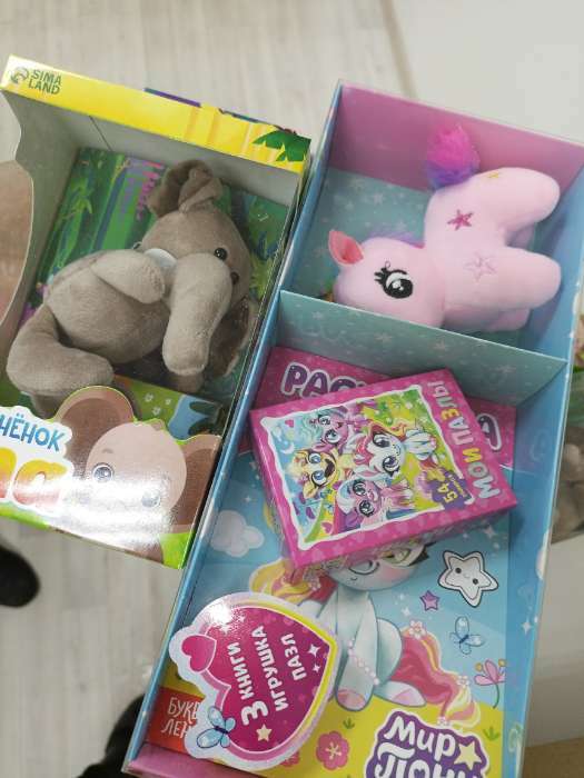 Фотография покупателя товара Подарочный набор «Самой милой девочке»: книги + игрушка + пазл - Фото 2