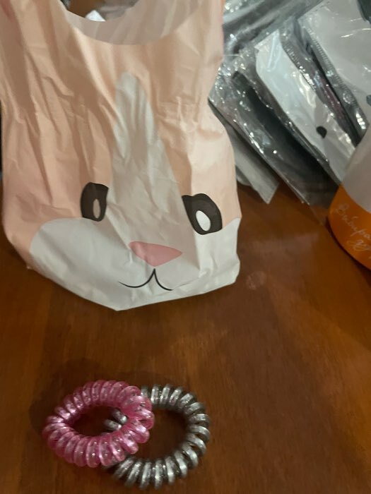 Фотография покупателя товара Набор резинок для волос «Стильный зайка», 15 шт., d = 3,5 см. - Фото 1