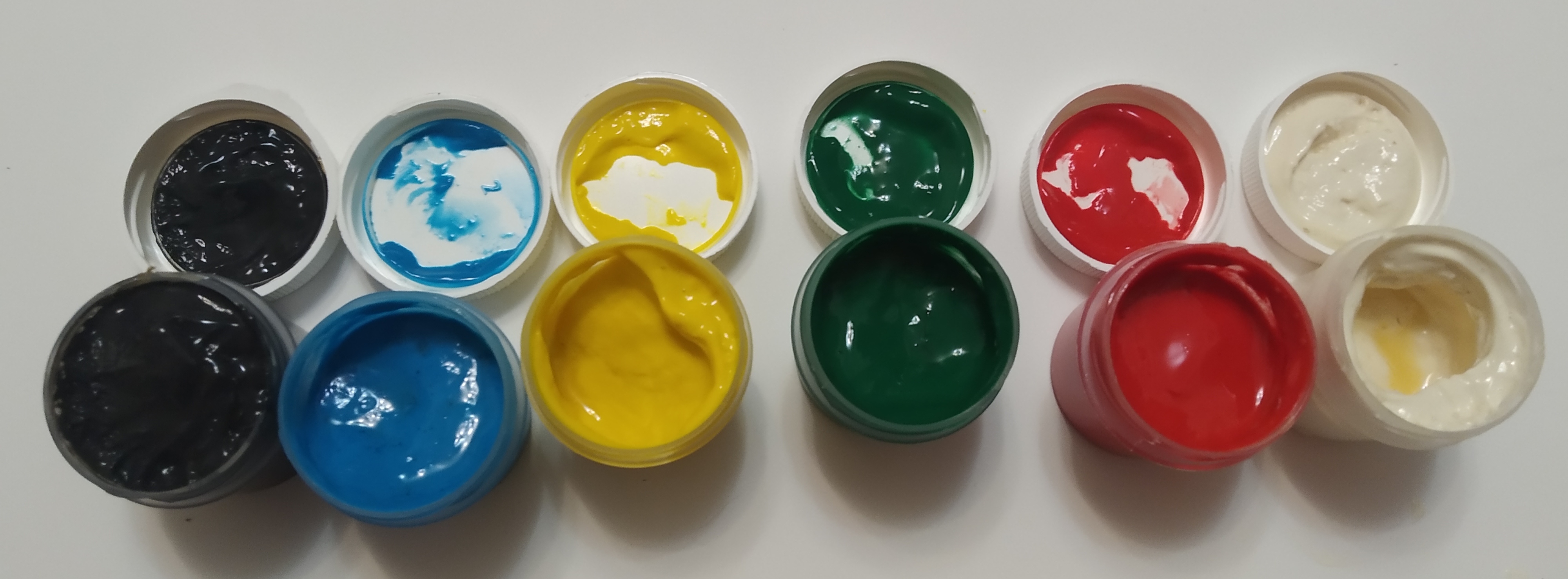 Фотография покупателя товара Краски пальчиковые набор 6 цветов x 20 мл Calligrata, для детей от 1 года - Фото 3