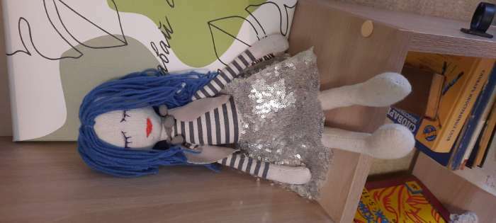 Фотография покупателя товара Интерьерная кукла «Ханна», набор для шитья, 18 × 22.5 × 2 см - Фото 3