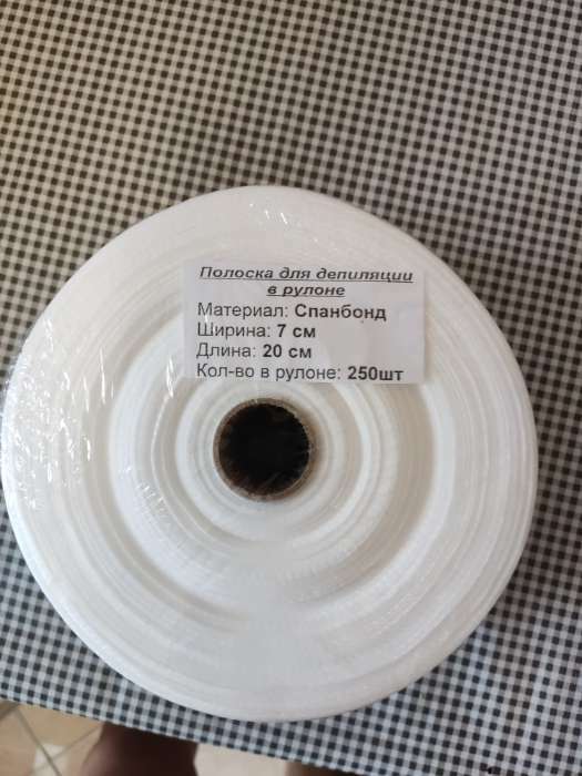 Фотография покупателя товара Полоски для депиляции в рулоне, 7 × 20 см, 250 шт