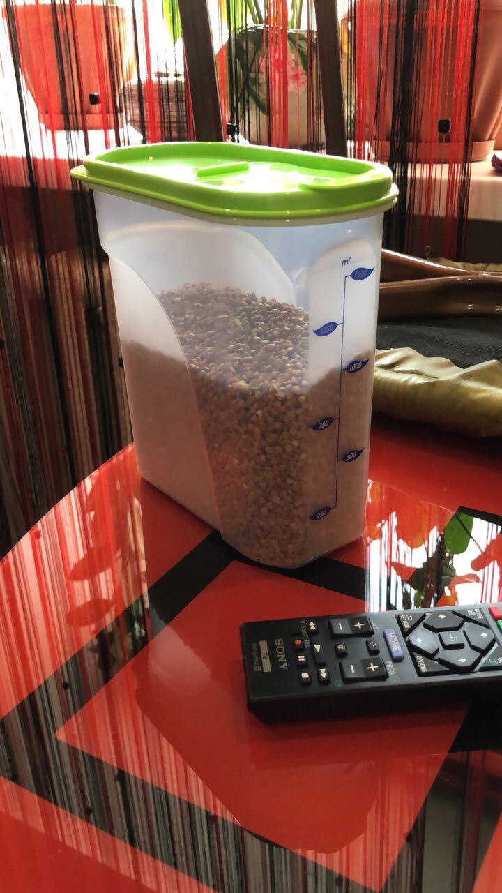 Фотография покупателя товара Ёмкость для сыпучих продуктов, 1,75 л «Кулинар», цвет МИКС