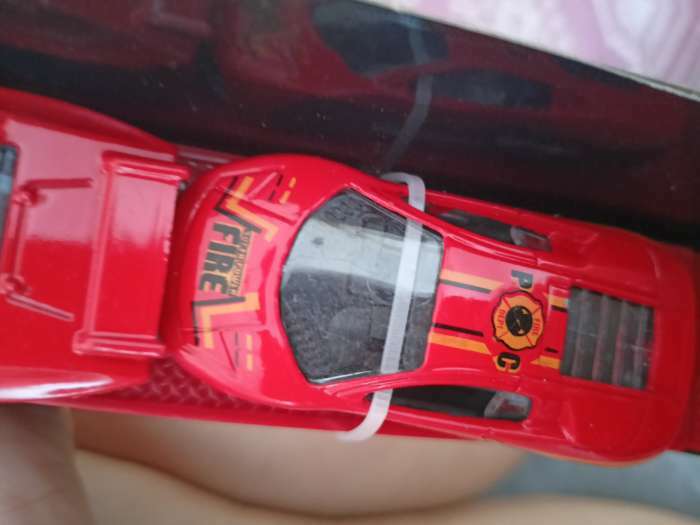 Фотография покупателя товара Машина металлическая «Пожарный автовоз», масштаб 1:64