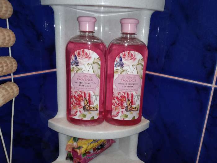 Фотография покупателя товара Шампунь для волос Le Flirt Du Provence розовый цвет и жасмин, 730 мл - Фото 5