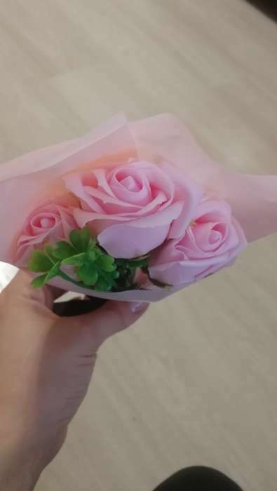 Фотография покупателя товара Букет мыльных роз, нюдовые - Фото 5