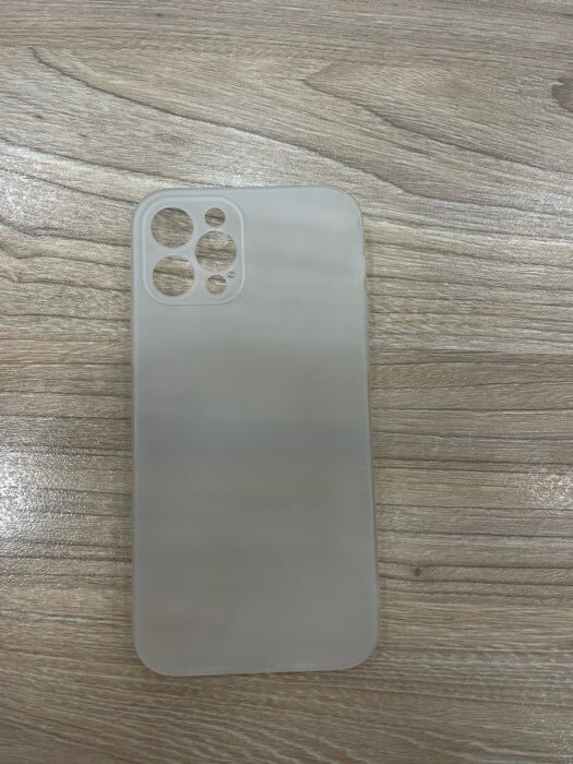 Фотография покупателя товара Чехол LuazON для телефона iPhone 12 Pro, Soft-touch силикон, прозрачный белый - Фото 1