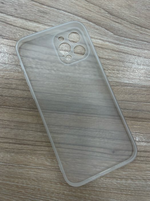 Фотография покупателя товара Чехол LuazON для телефона iPhone 12 Pro, Soft-touch силикон, прозрачный белый