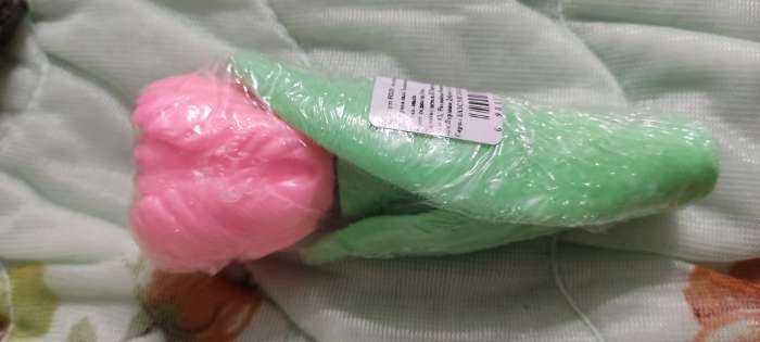 Фотография покупателя товара Фигурное мыло "Тюльпан на ножке" розовый, 90гр