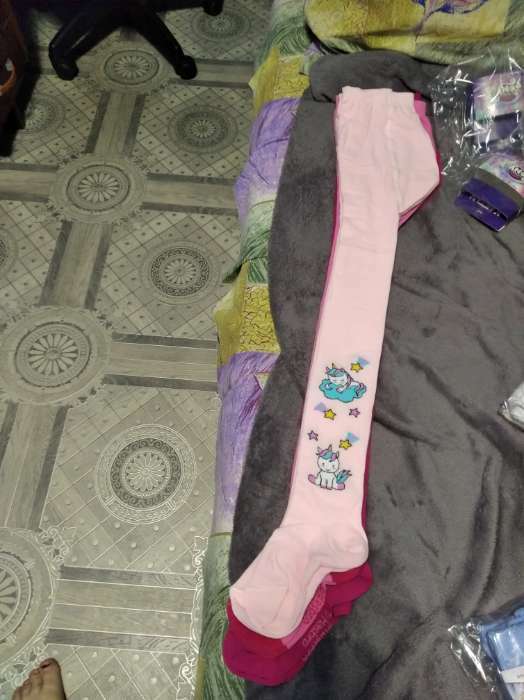 Фотография покупателя товара Колготки для девочки, цвет светло-розовый, рост 92-98 см - Фото 1
