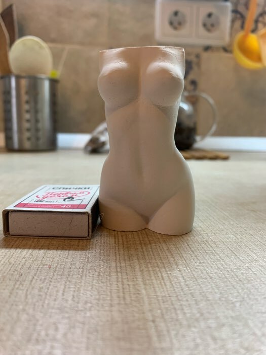 Фотография покупателя товара Подставка для зубочисток «Женское тело», белая - Фото 3
