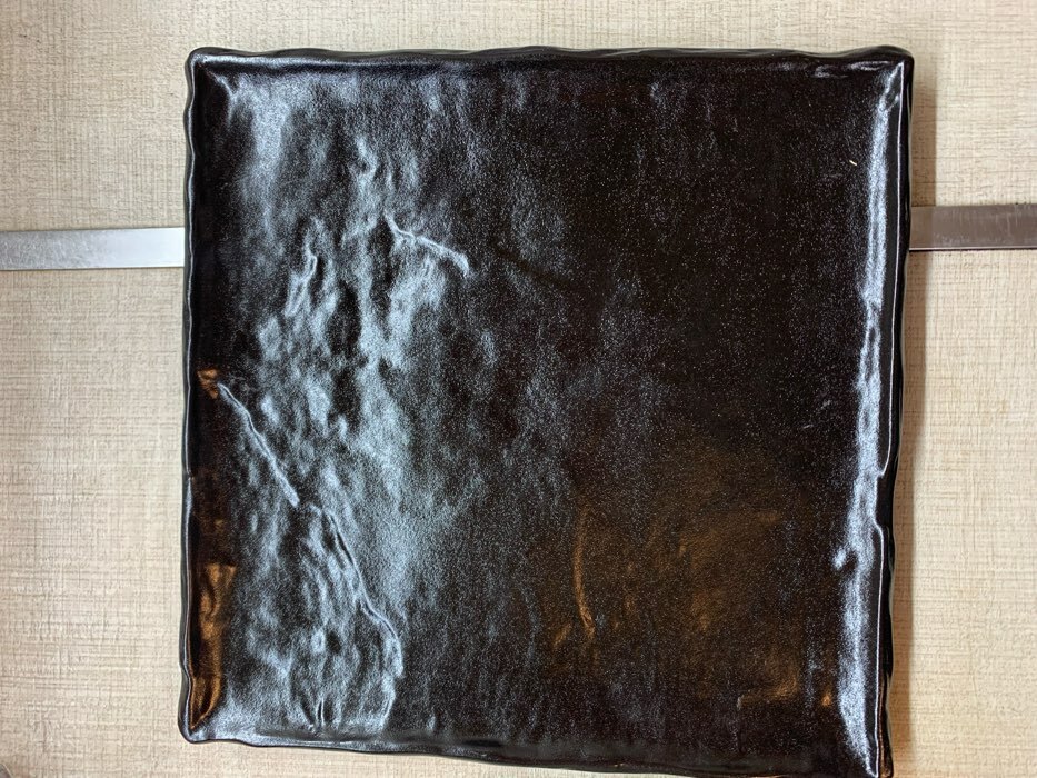 Фотография покупателя товара Блюдо фарфоровое для подачи Magistro Pietra lunare, d=21 см, цвет чёрный - Фото 6