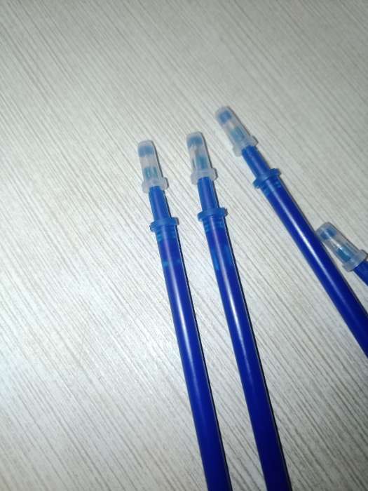 Фотография покупателя товара Набор ручка гелевая со стираемыми чернилами, пишущий узел 0.5 мм, чернила синие+9 синих стержней - Фото 58