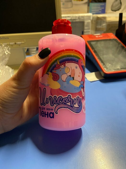 Фотография покупателя товара Пена для ванн Unicorn Bubble Gum, 460 мл - Фото 4
