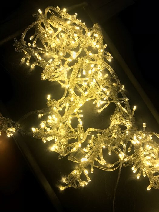 Фотография покупателя товара Гирлянда «Занавес» 2 × 1.5 м, IP20, прозрачная нить, 360 LED, свечение тёплое белое, 8 режимов, 220 В - Фото 16