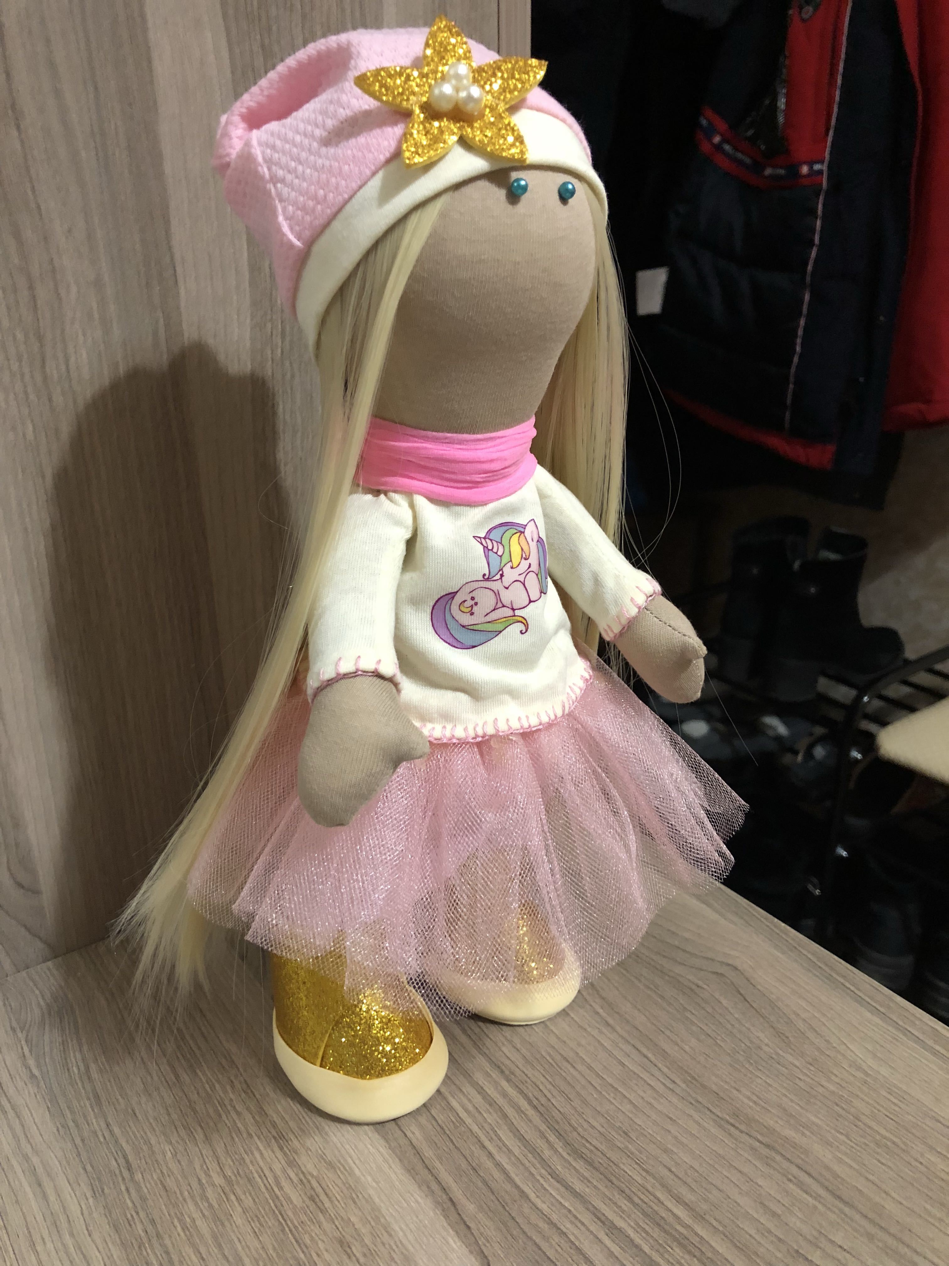 Фотография покупателя товара Набор для создания текстильной куклы "Мечтательница" - Фото 1