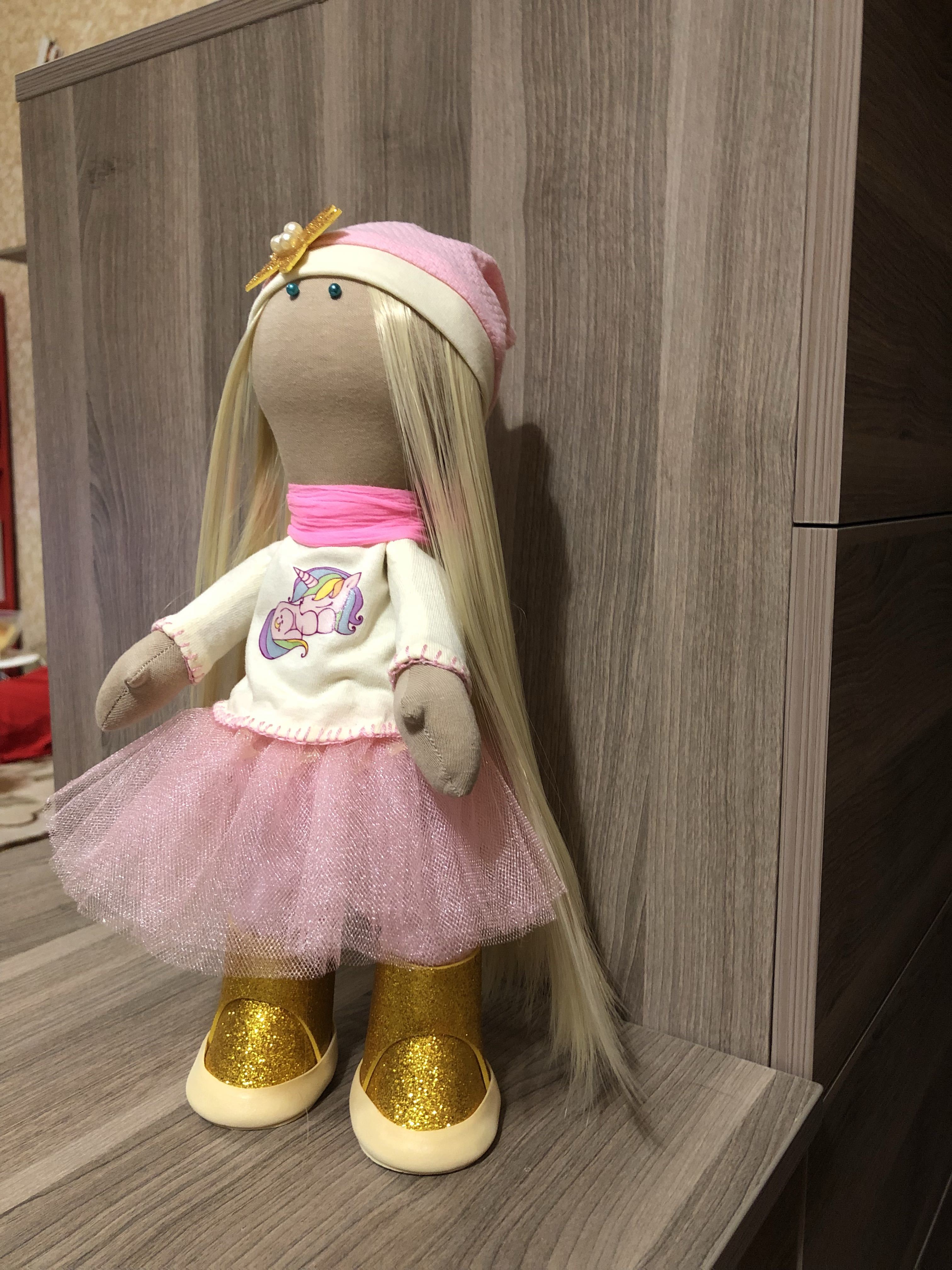 Фотография покупателя товара Набор для создания текстильной куклы "Мечтательница" - Фото 3