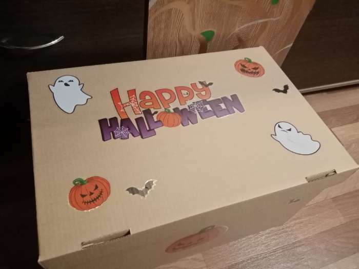 Фотография покупателя товара Интерьерные наклейки «Happy Halloween», привидения - Фото 3