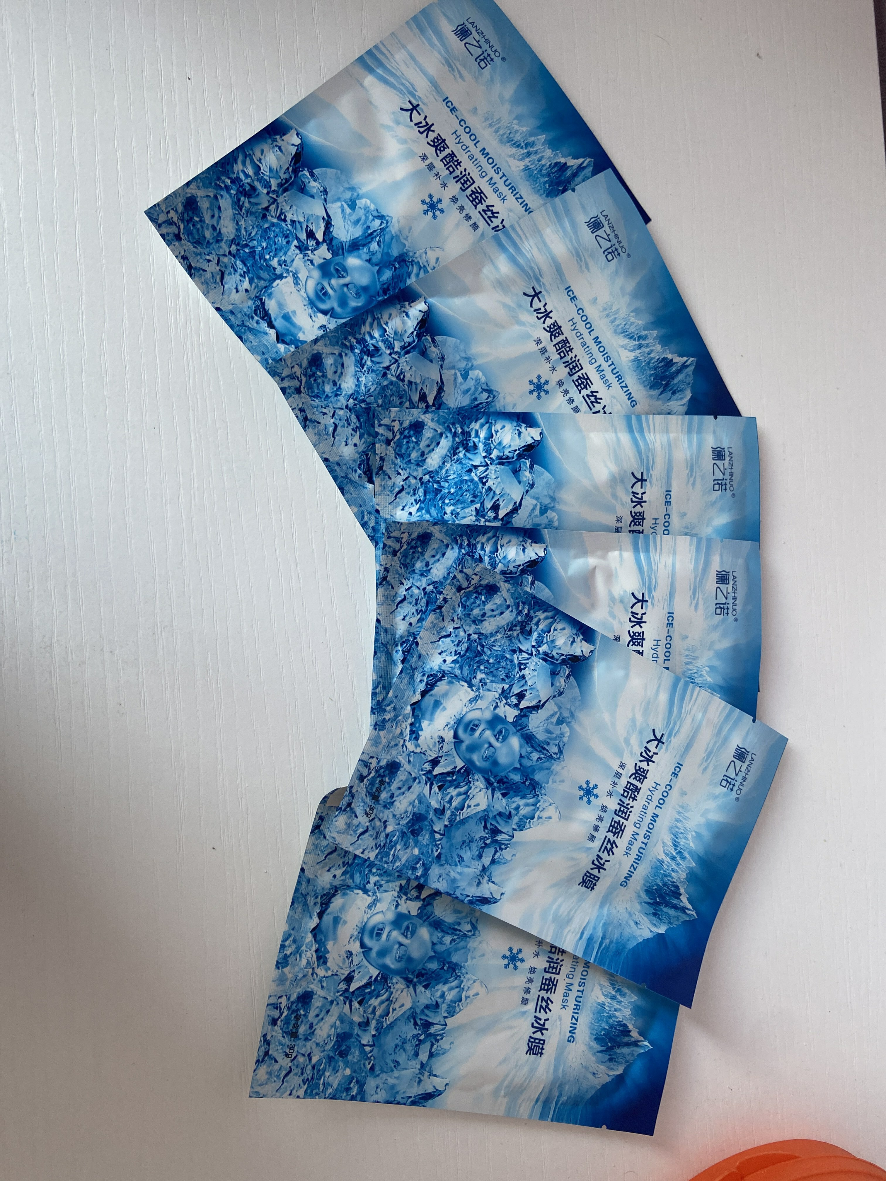 Фотография покупателя товара Маска  тканевая увлажняющая для лица "Арктический лёд" - Фото 2