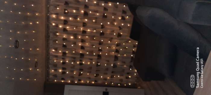 Фотография покупателя товара Гирлянда «Занавес» 2.8 × 3 м роса на крючках, с пультом, IP20, серебристая нить, 300 LED, свечение тёплое белое, 8 режимов, USB - Фото 61