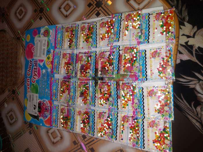 Фотография покупателя товара Растущие игрушки в пакете «Мини шарики», МИКС - Фото 4