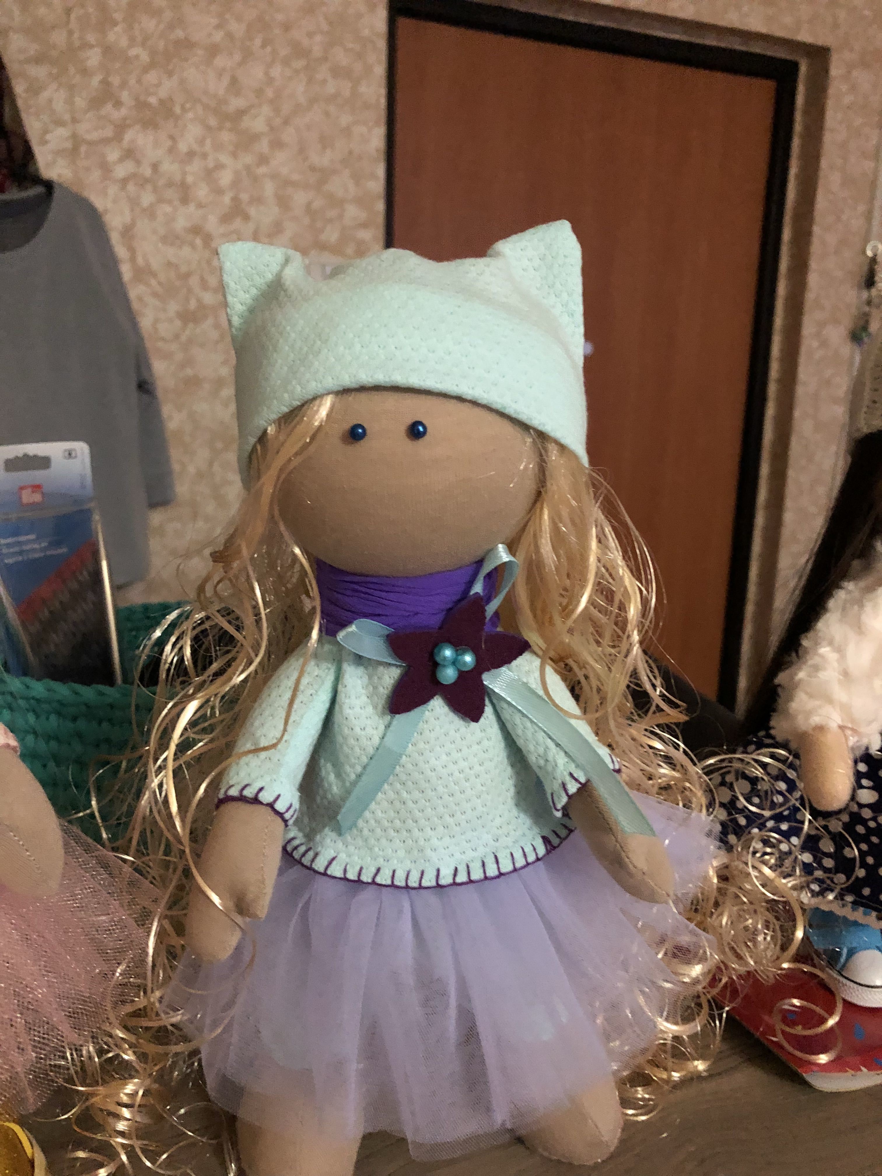 Фотография покупателя товара Набор для создания текстильной куклы Кл-006К - Фото 1