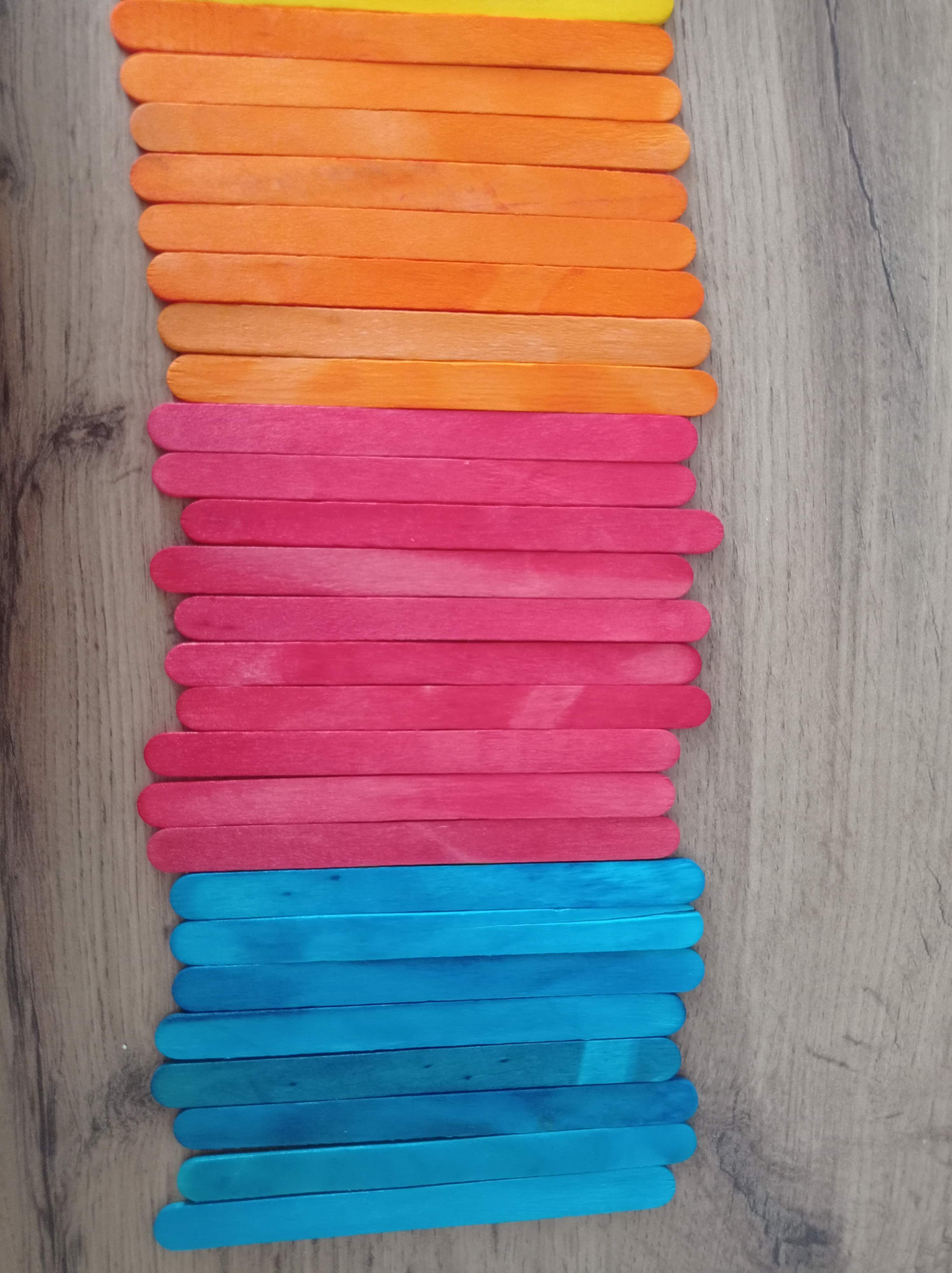 Фотография покупателя товара Счётные палочки цветные, набор 50 шт., длина: 11 см