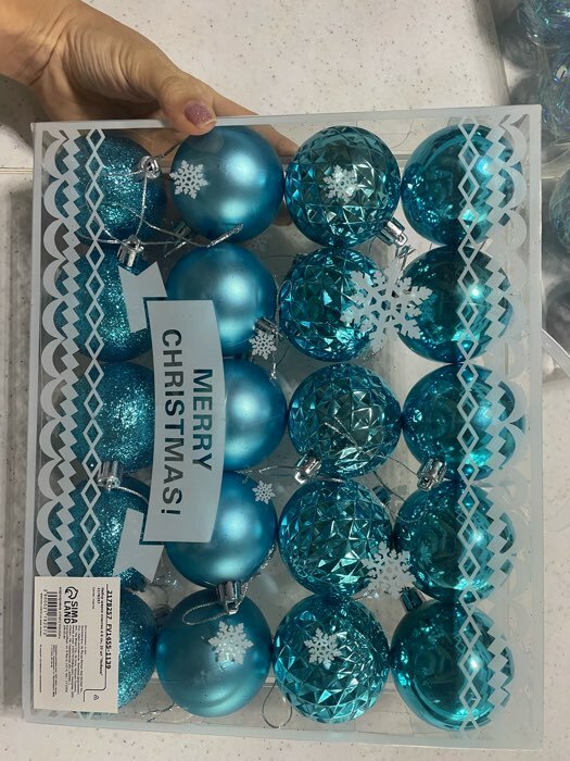 Фотография покупателя товара Набор шаров пластик d-6 см, 20 шт "Нобиле"