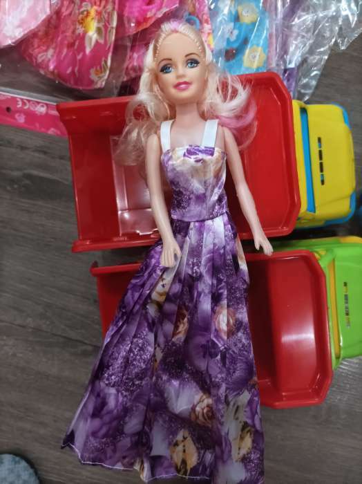 Фотография покупателя товара Кукла-модель «Лида» в платье, МИКС - Фото 3