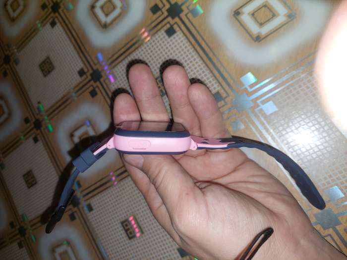 Фотография покупателя товара Детские смарт-часы Windigo AM-15, 1.44", 128x128, SIM, 2G, LBS, камера 0.08 Мп, розовые - Фото 1