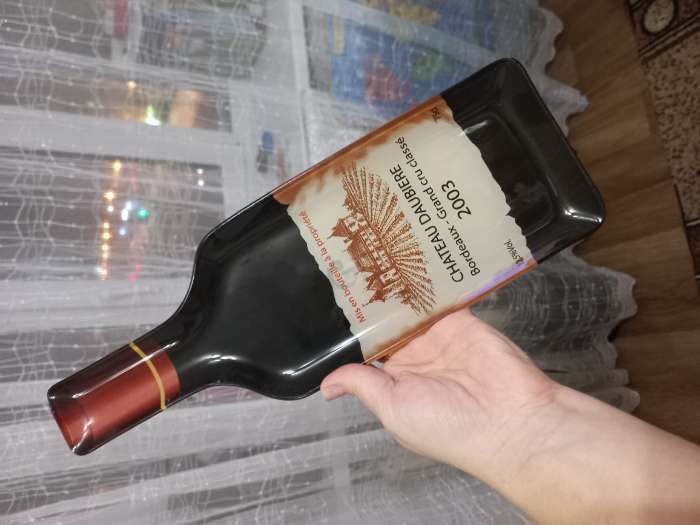 Фотография покупателя товара Блюдо стеклянное сервировочное Доляна «Вино», 34,5×11,5×1,5 см - Фото 1