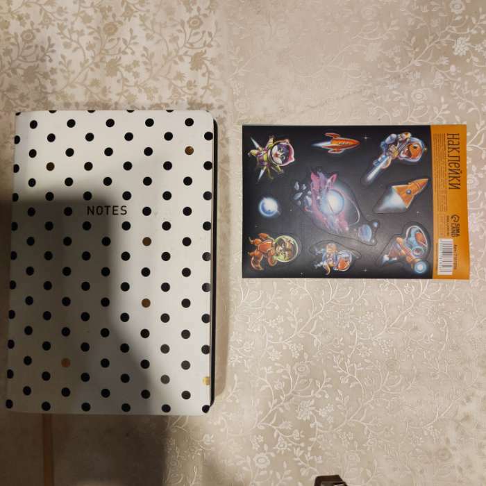 Фотография покупателя товара Наклейки бумажные «Космо», 11 × 16 см - Фото 2