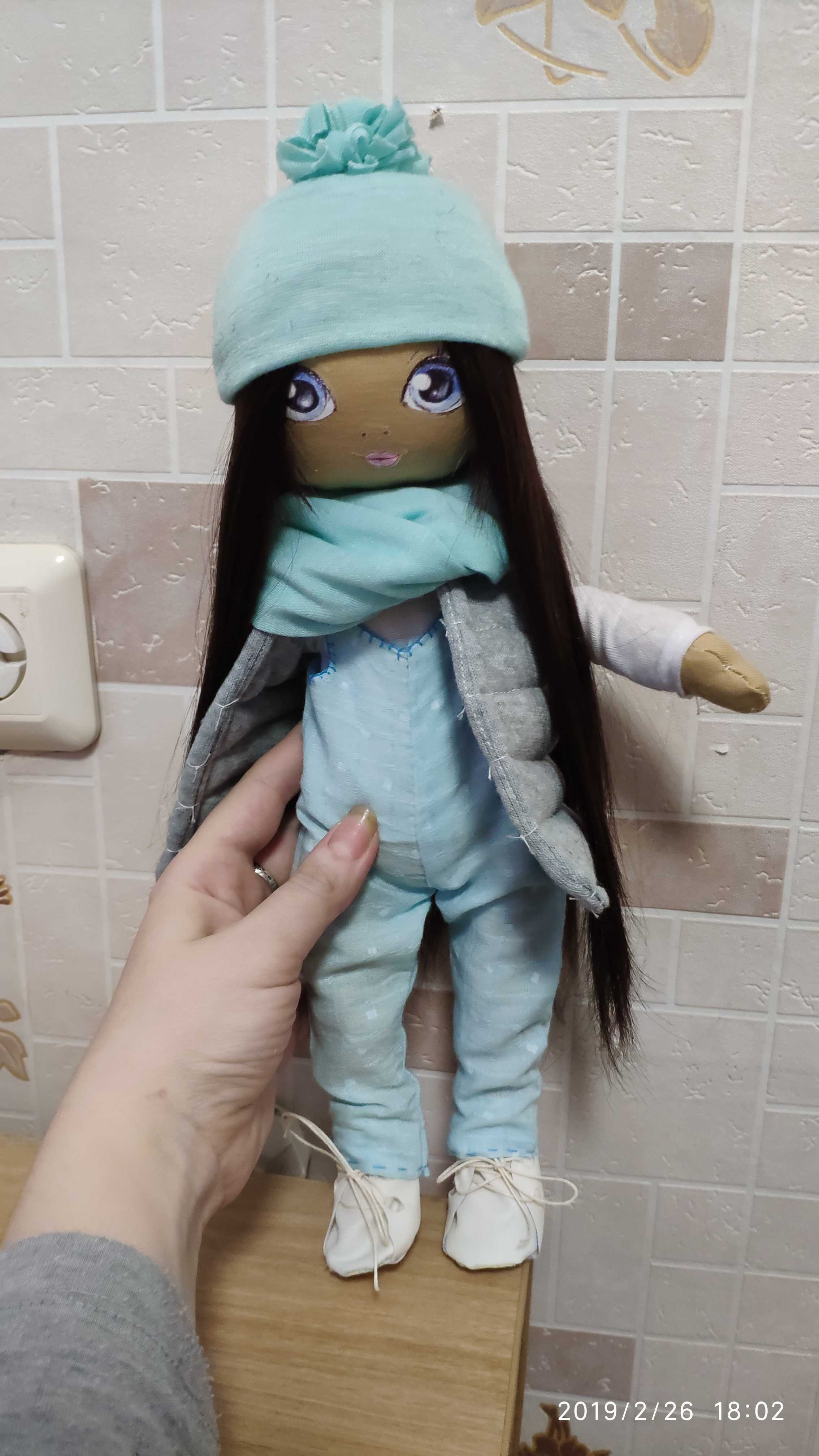 Фотография покупателя товара Набор для шитья. Интерьерная кукла «Молли», 30 см