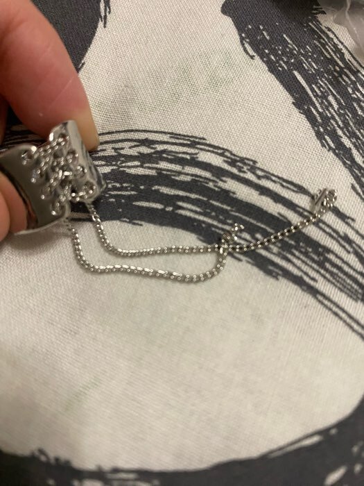 Фотография покупателя товара Кольцо «Корсет» со шнуровкой, цвет серебро, безразмерное - Фото 8
