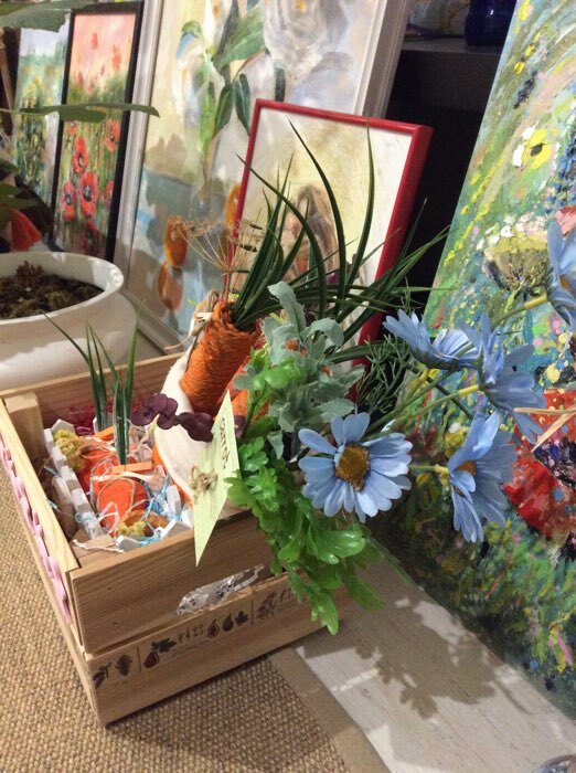 Фотография покупателя товара Цветы искусственные «Арктотис», d=3.5 см, h=35 см, голубые - Фото 4