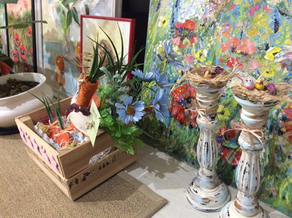 Фотография покупателя товара Цветы искусственные «Арктотис», d=3.5 см, h=35 см, голубые - Фото 3