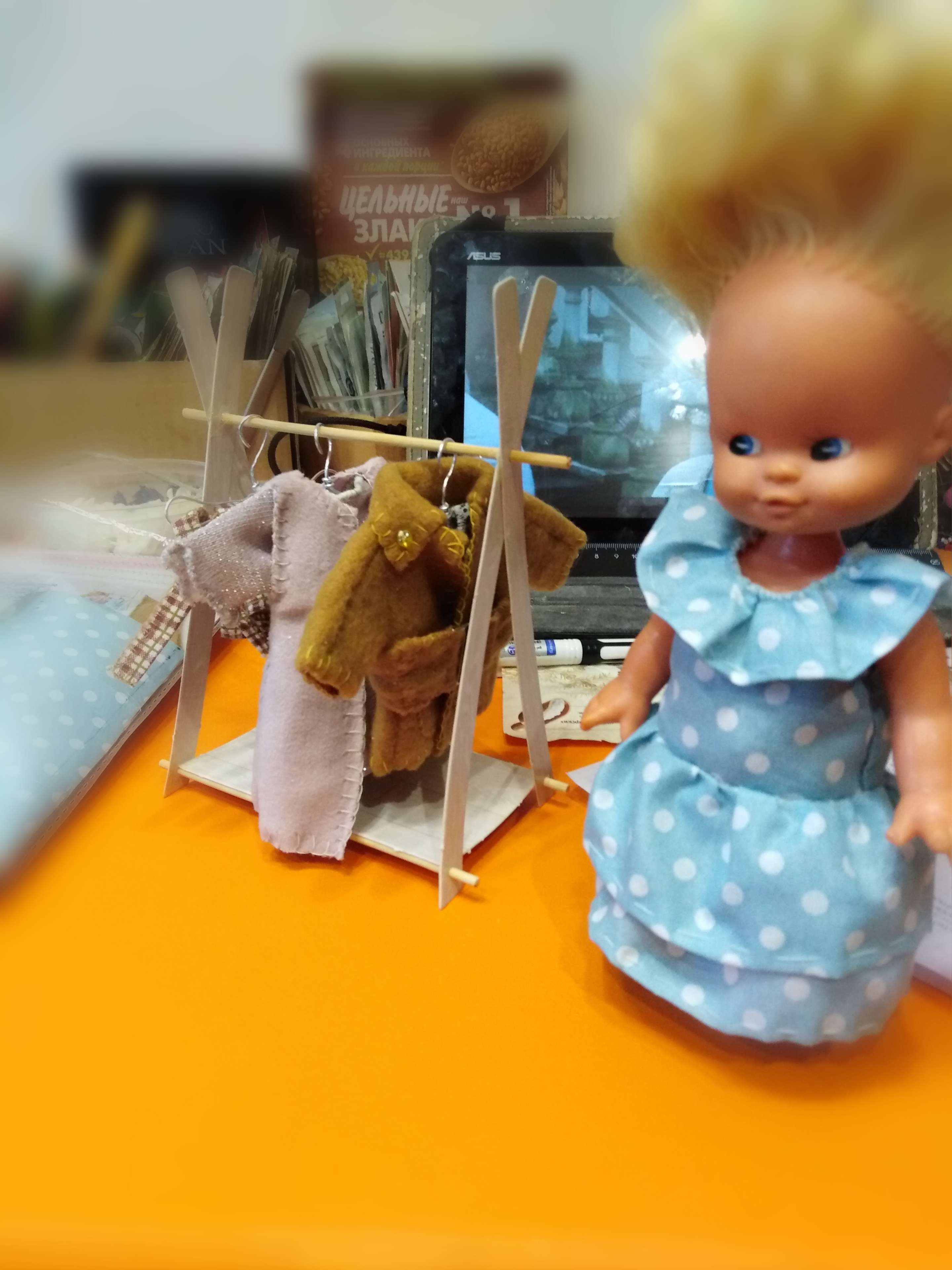 Фотография покупателя товара Набор для шитья. Одежда для игрушек малюток «Самая модная», - Фото 1