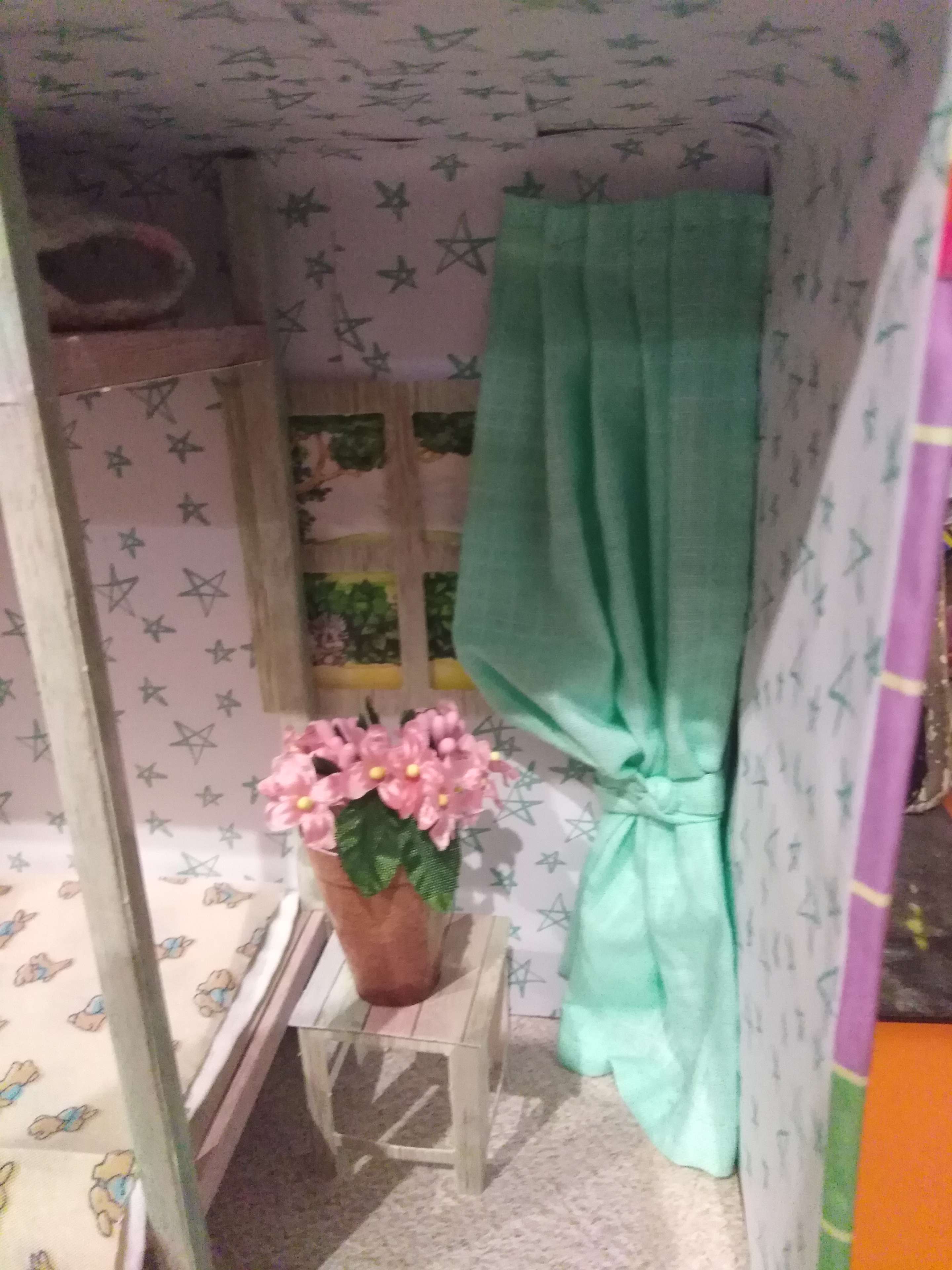 Фотография покупателя товара Набор для творчества. Кукольная двухъярусная кроватка с постельным бельем «Для дружной семейки», 22 х 20 х 10 см - Фото 2