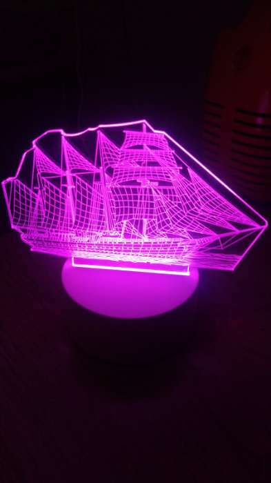 Фотография покупателя товара Светильник "Фрегат" LED RGB от сети 9,5х15х16см RISALUX