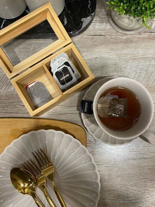 Фотография покупателя товара Чайный домик, 2 секции, 14×18×8 см, бамбук - Фото 7