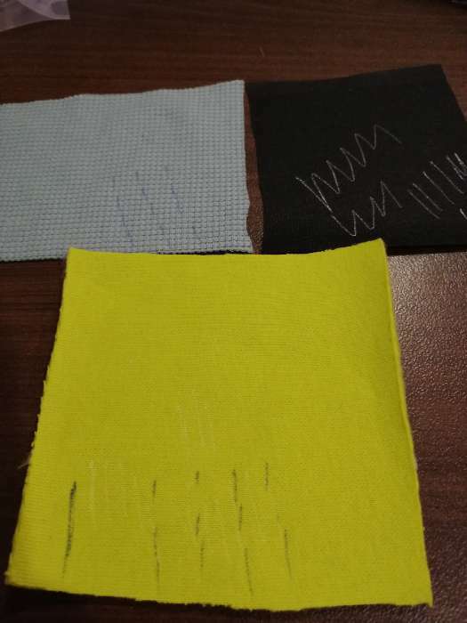 Фотография покупателя товара Ручка для ткани термоисчезающая, с набором стержней, цвет белый/розовый/чёрный/синий - Фото 16