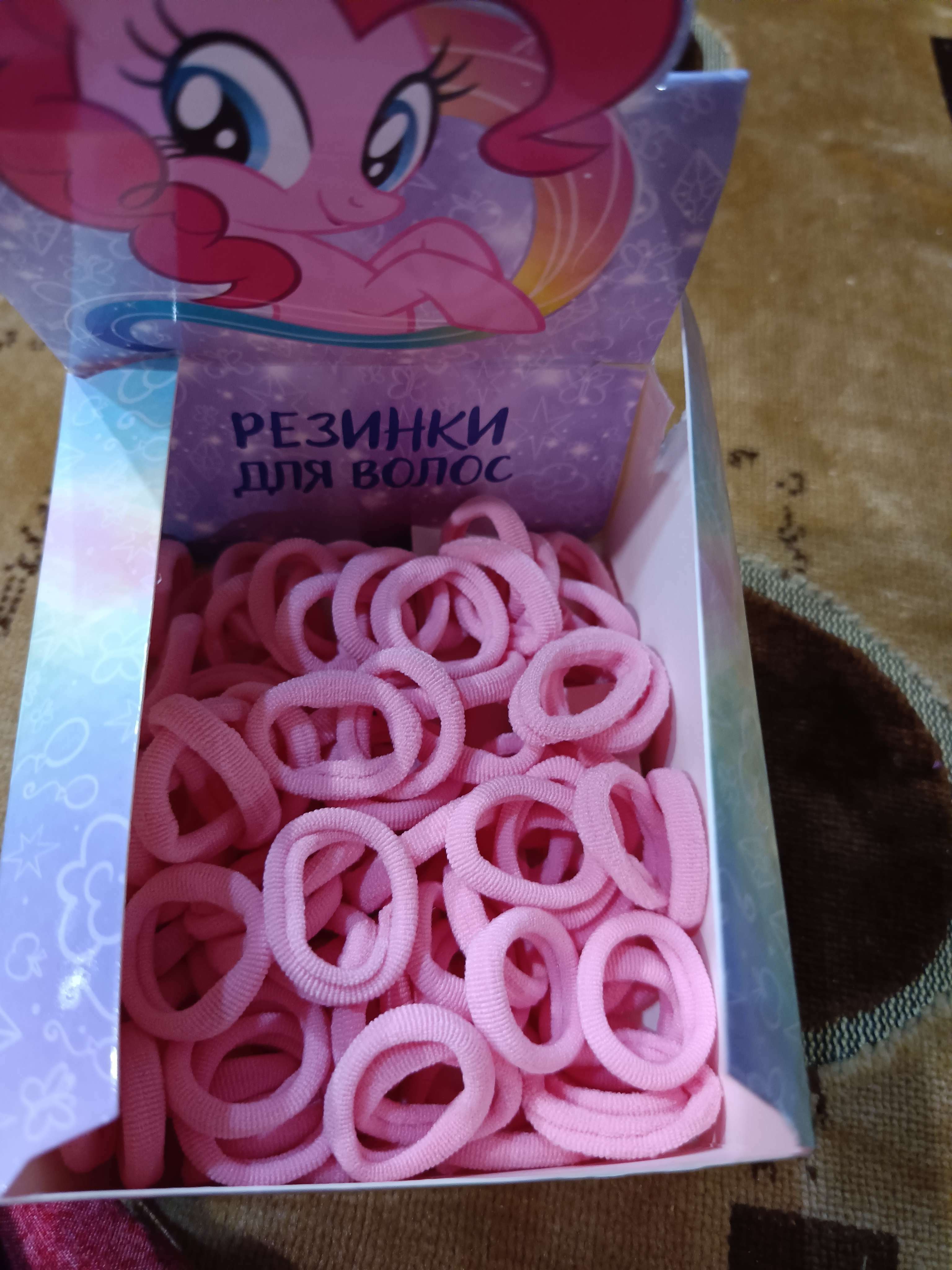 Фотография покупателя товара Резинки для волос, 100 шт, "Пинки Пай", My Little Pony - Фото 14