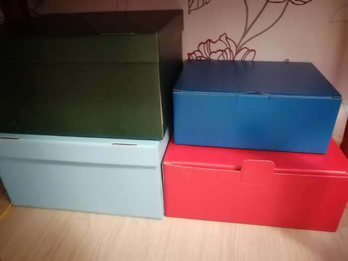 Фотография покупателя товара Коробка подарочная складная, упаковка, «Синяя», 15 х 15 х 7 см - Фото 2